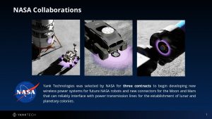 Wireless charging of rovers from landers in space
