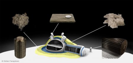 MoonFibre – Spinning Technology Fibres from Lunar Rock for